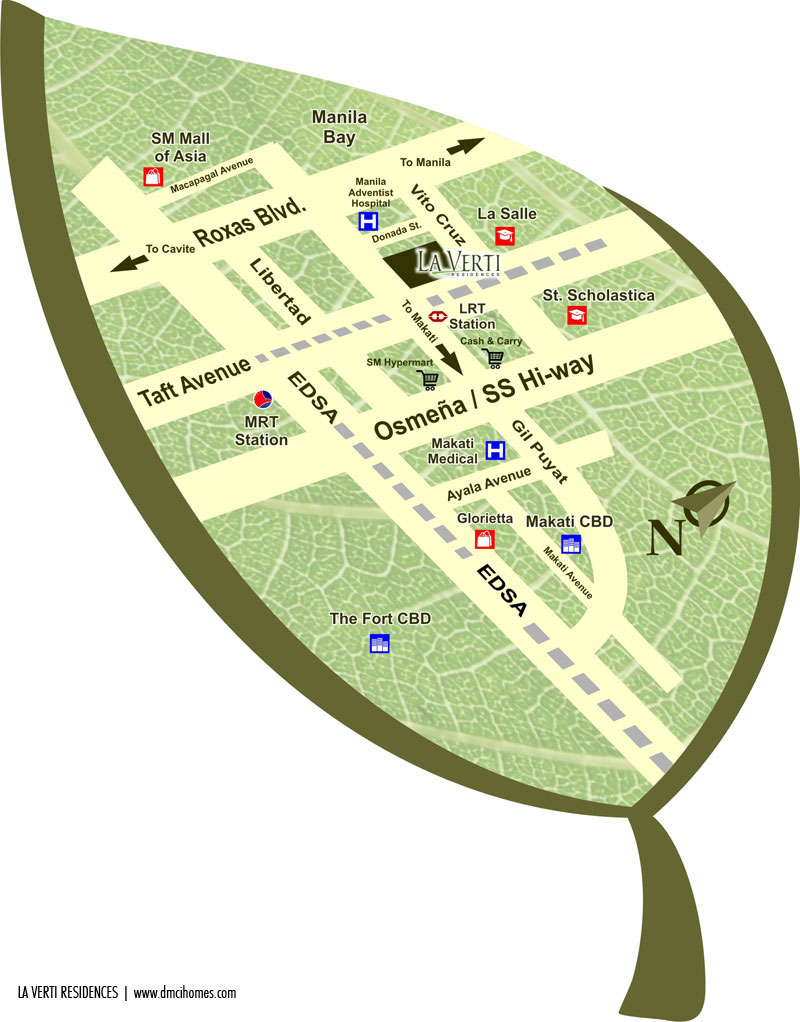 La Verti Loacation Map