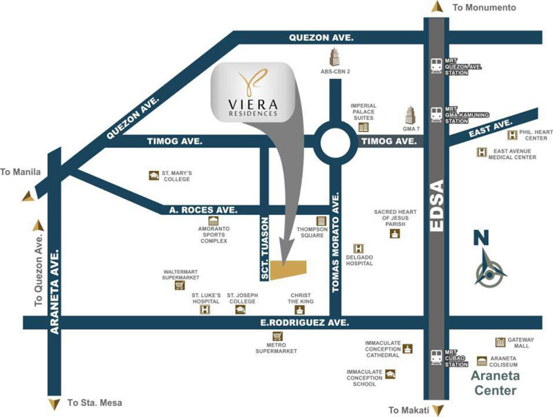 Viera Residences Location Map