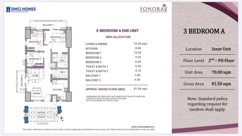 3 Bedroom Layout