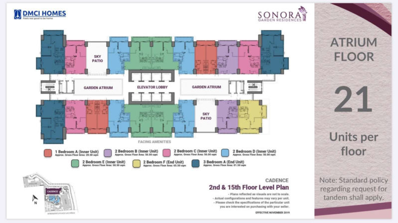 Sonora Garden Residences Floorplan