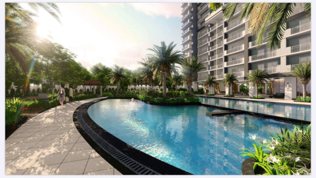 Sonora Garden Residences Lounge Pool