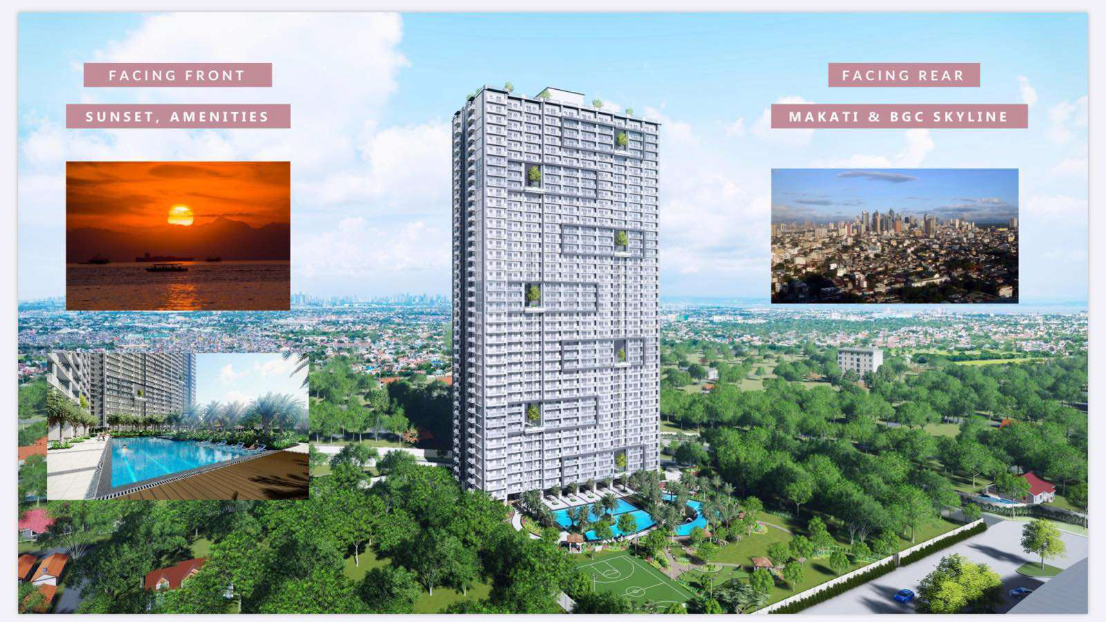 Sonora Garden Residences Facade Views