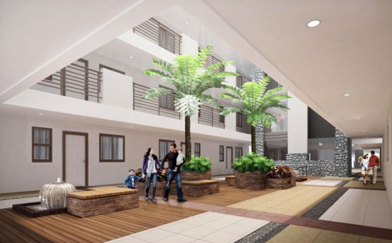 Garden Atrium with Scenic Elevator