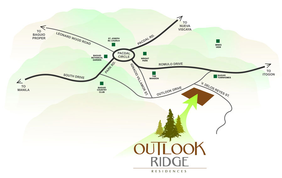 Outlook Ridge Residences Location