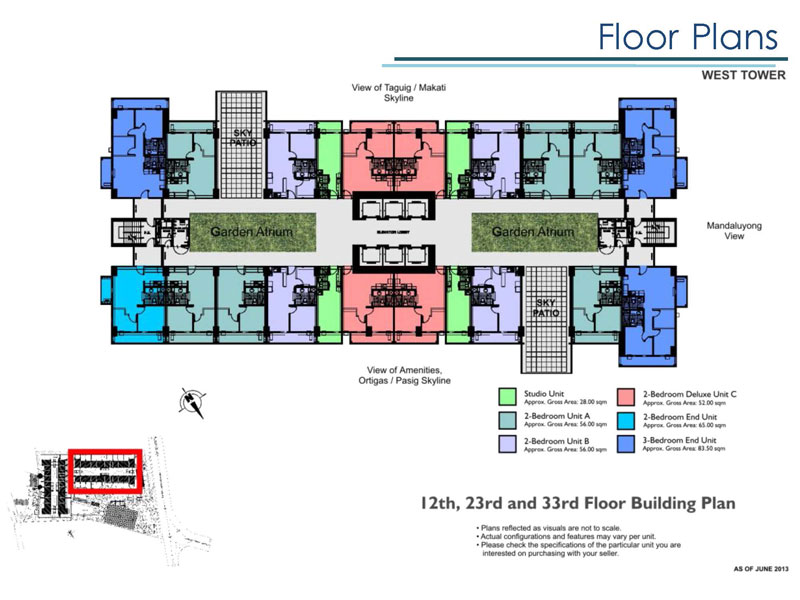Lumiere Residences DMCI Floorplans