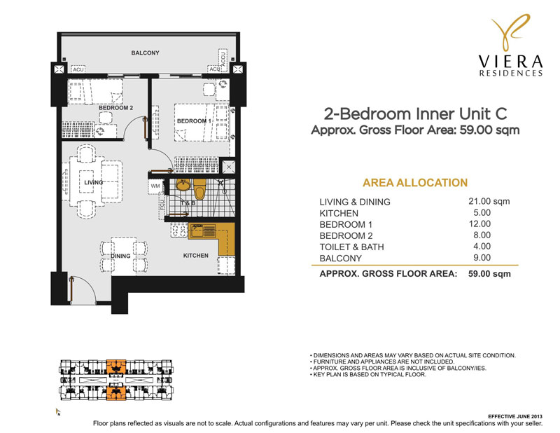 Viera 2BR Inner Unit C