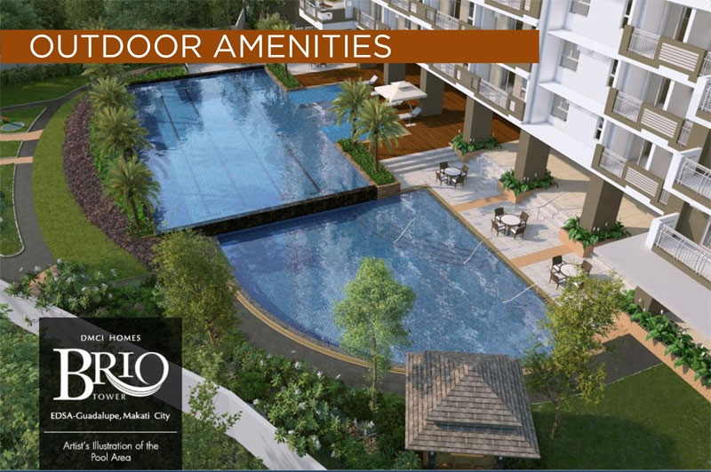 Brio Tower Pool Area