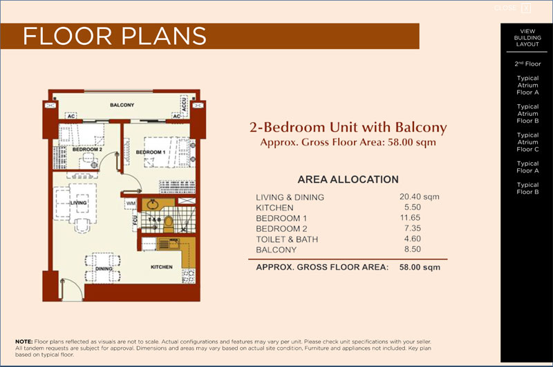 Brio Tower 2BR C