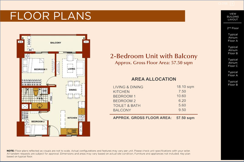 Brio Tower 2BR B