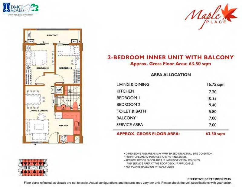 Maple Place 2 Bedroom