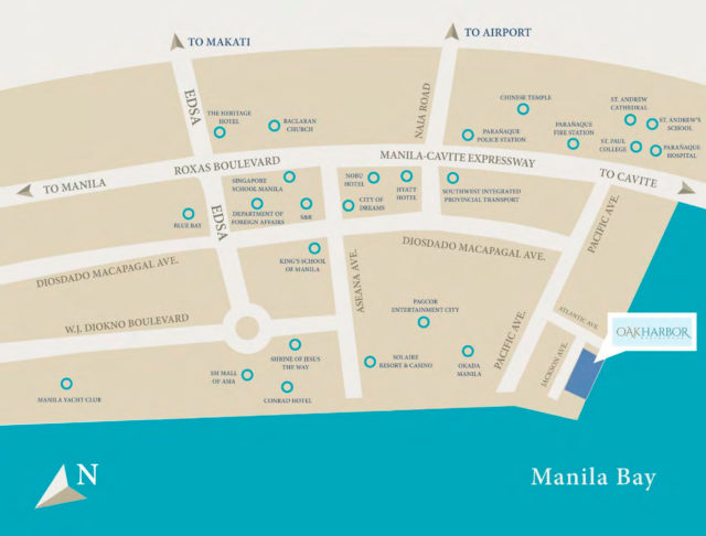 Oak Harbor Residences by DMCI Location