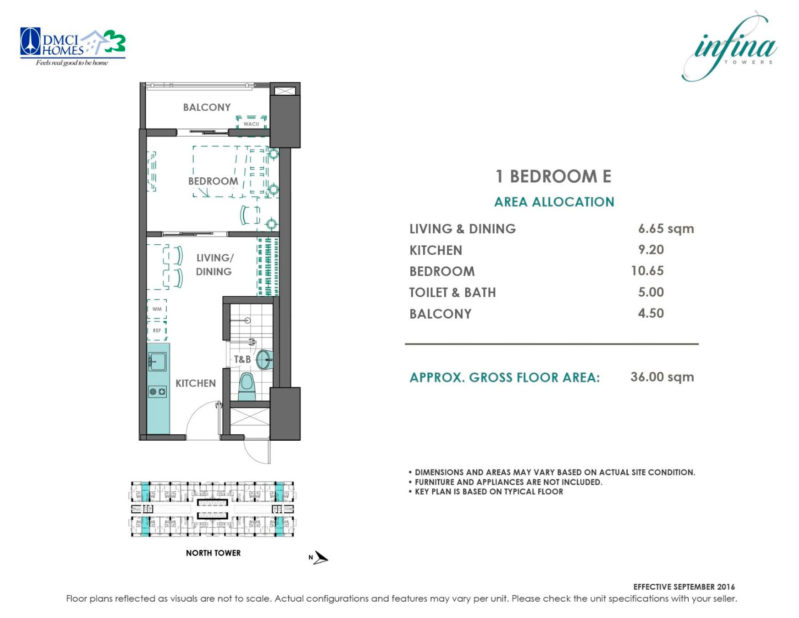 Infina Towers 1 Bedroom
