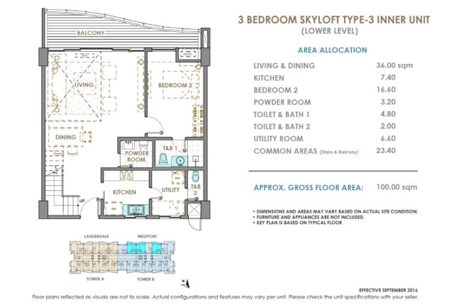 Oak Harbor Residences by DMCI 3BR Sky Loft