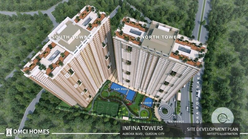 Infina Towers DMCI QC Site Development Plan