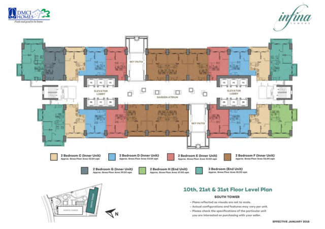Infina Towers Floor plans