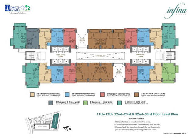 Infina Towers Floor plans