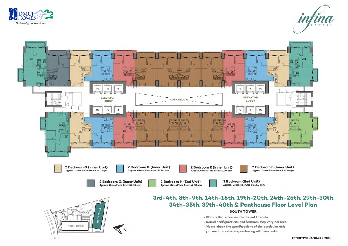 Infina Towers Floor plans