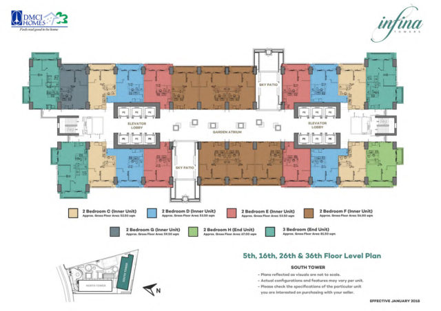 Infina Towers Floor plans