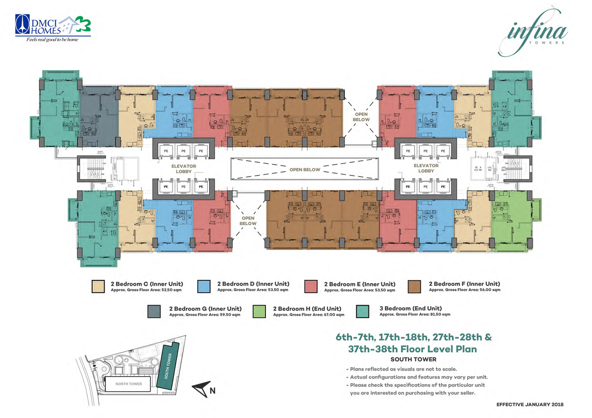 Infina Towers Floor plans