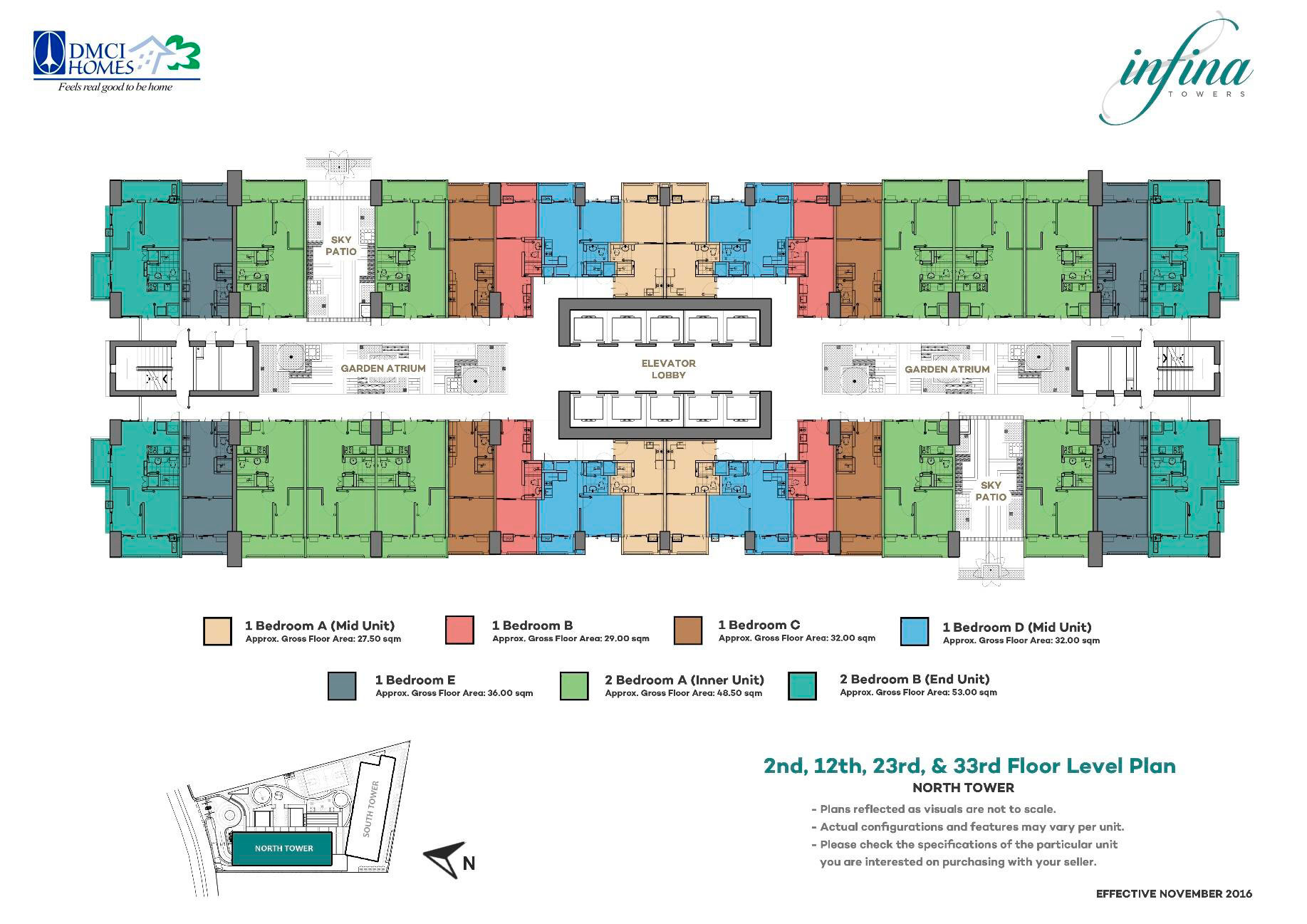 Infina Towers Floor plans