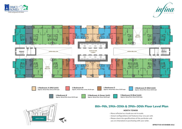 Infina Towers Floor plans
