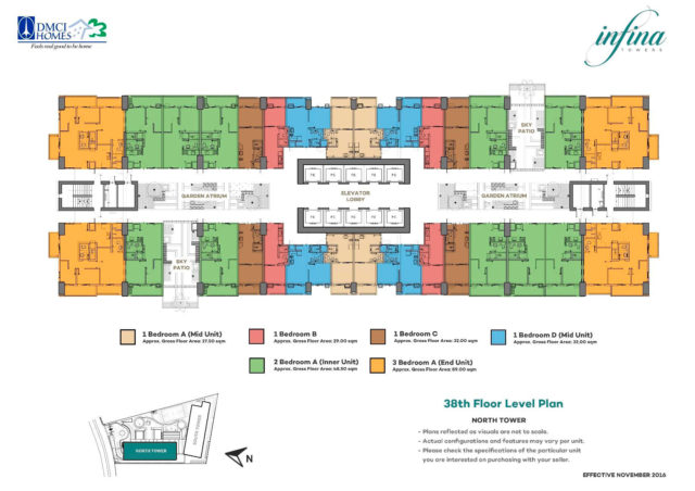 Infina Towers Floor plans