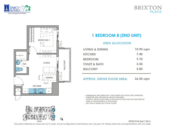 Brixton Place DMCI 1BR B