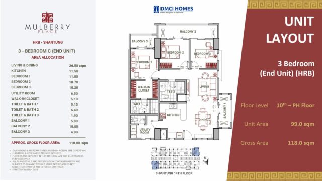 Mulberry Place 2 3 Bedroom C