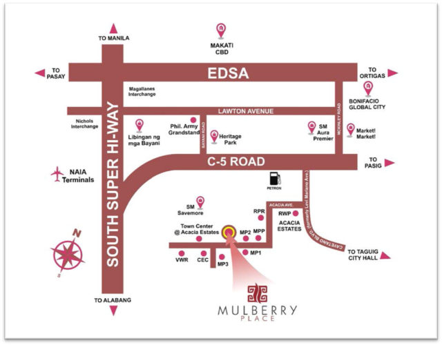 MulberryPlaceLocation DMCI Homes Online