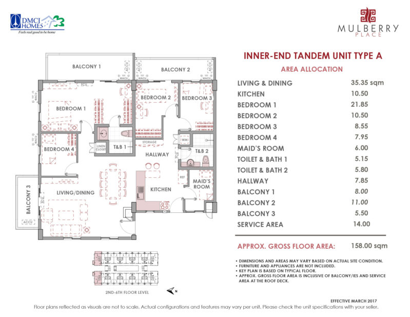 Mulberry Place Tandem Layout