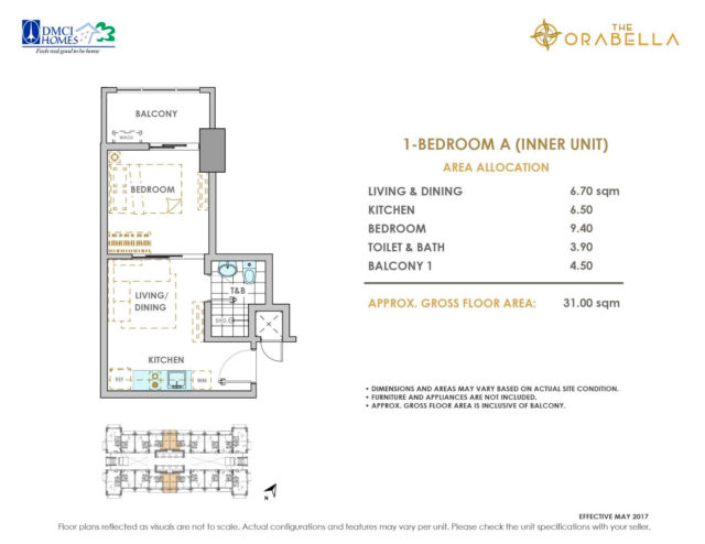 The Orabella DMCI 1 Bedroom A