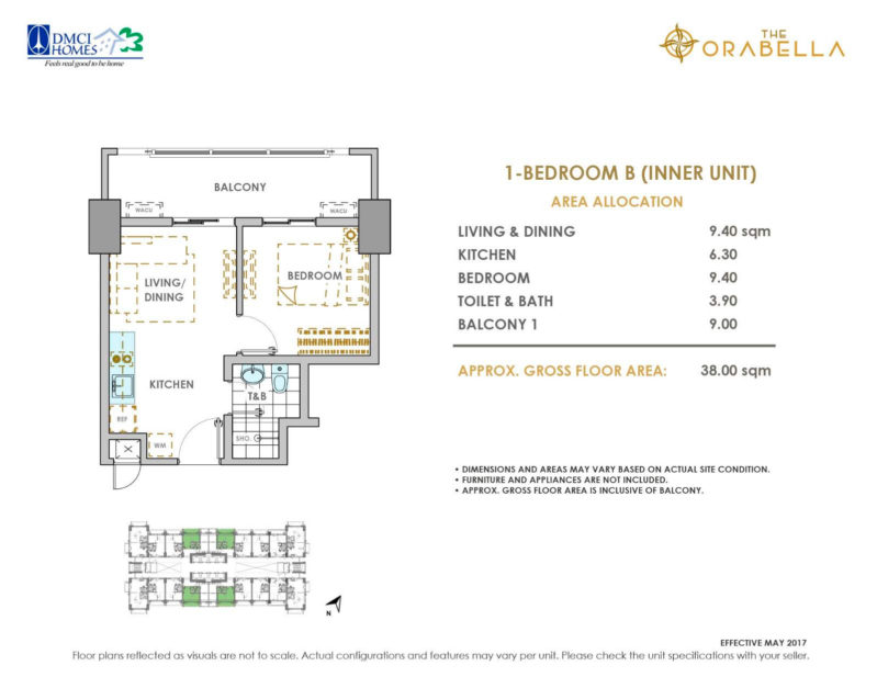 The Orabella DMCI 1 Bedroom B