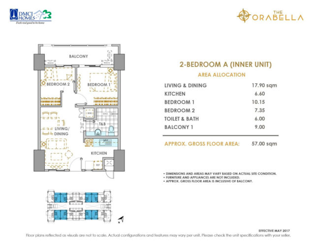The Orabella DMCI 2 Bedroom A