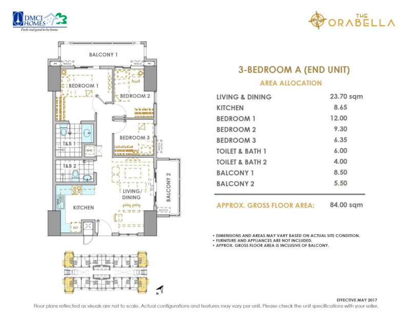 The Orabella DMCI 3 bedroom