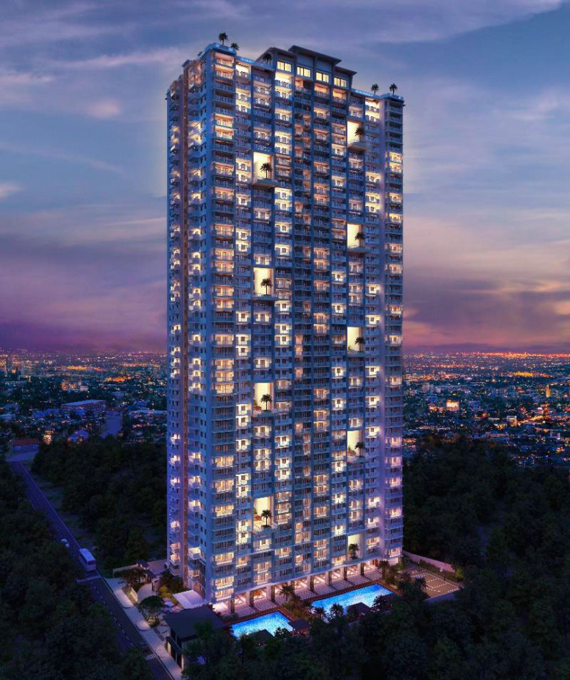 The Orabella DMCI Facade Night View