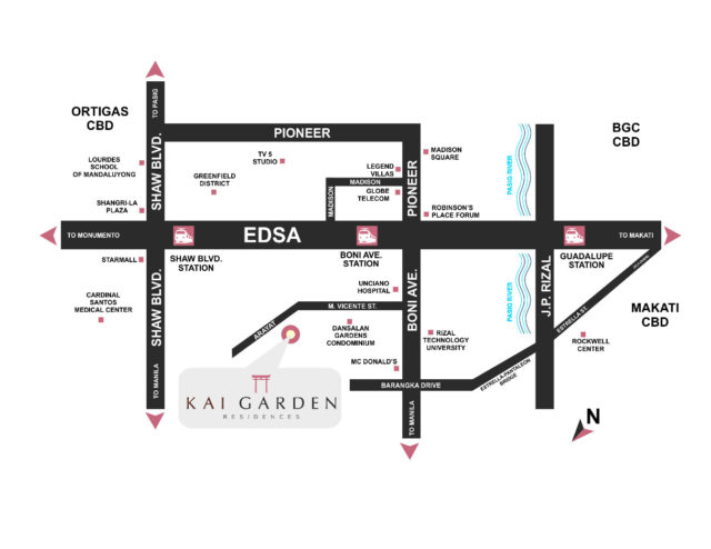 Kai Garden Residences Location Map