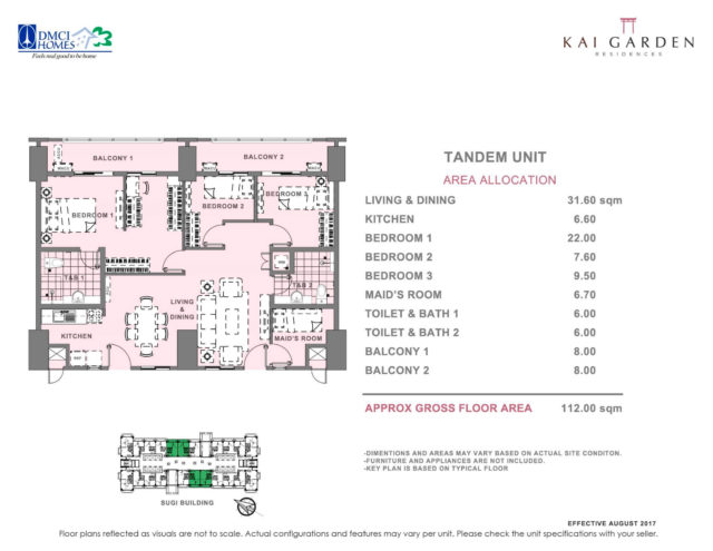 Kai Garden Residences Tandem Unit