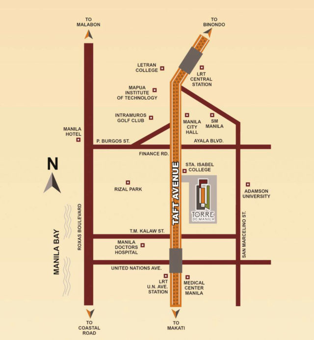 Torre De Manila DMCI Location