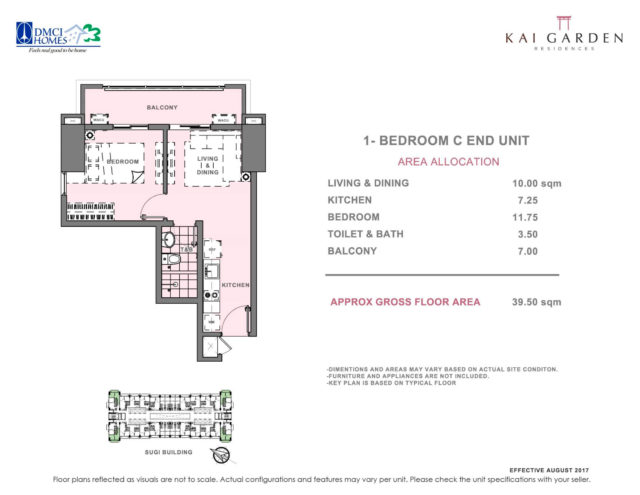 Kai Garden Residences 1 Bedroom C