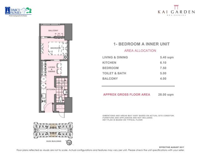 Kai Garden Residences 1 Bedroom A