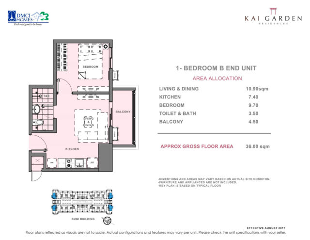 Kai Garden Residences 1 Bedroom B