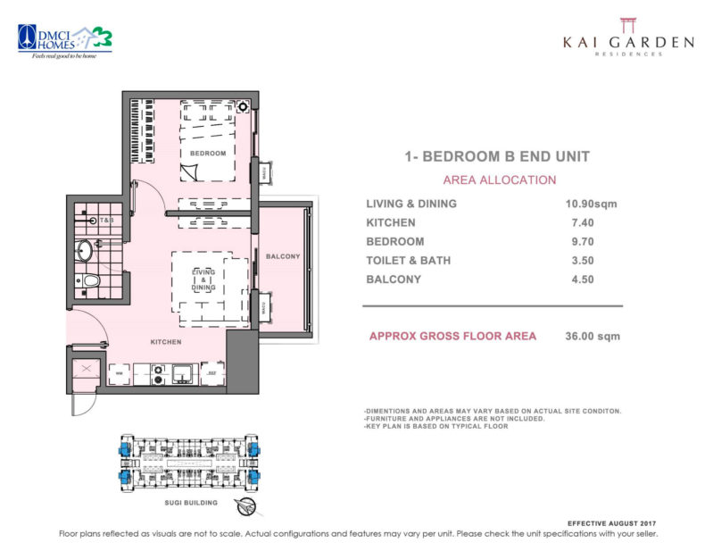 Kai Garden Residences 1 Bedroom B
