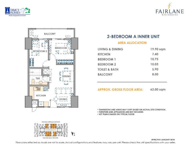Fairlane Residences 2 Bedroom