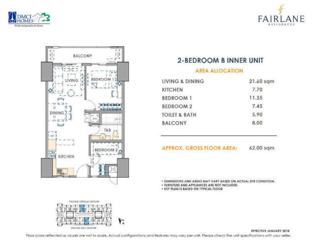 Fairlane Residences 2 Bedroom