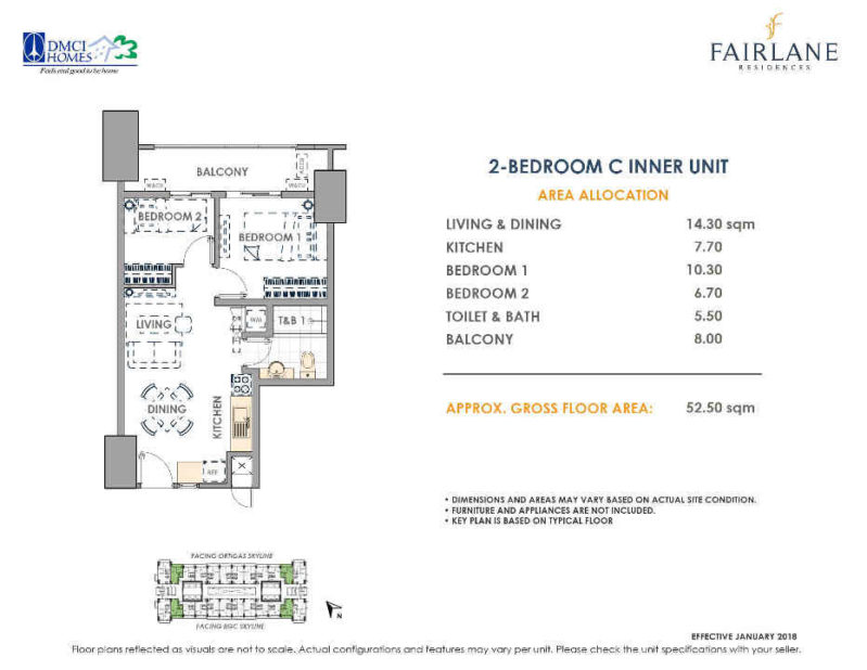Fairlane Residences 2 Bedroom