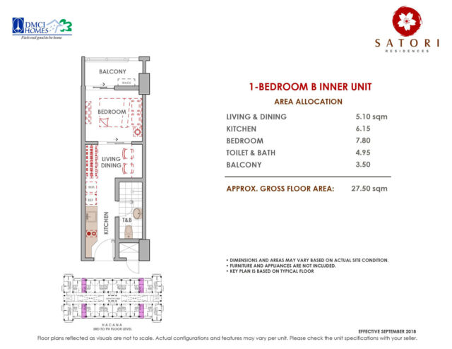 Satori Residences DMCI 1 Bedroom