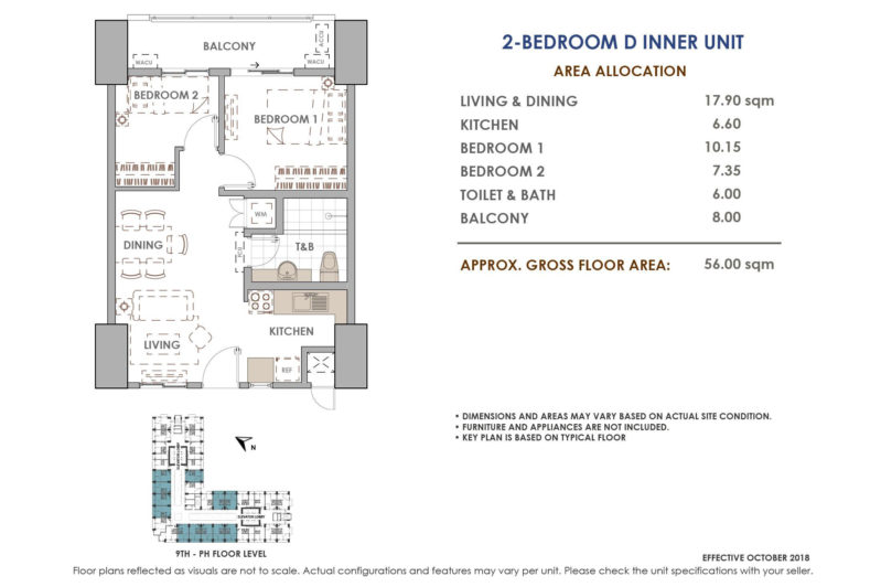 Aston Residences 2 Bedroom D