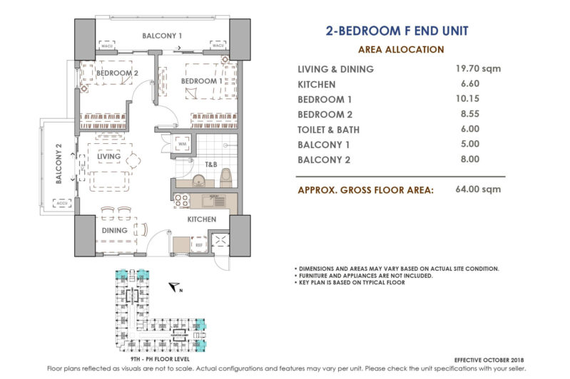 Aston Residences 2 Bedroom F