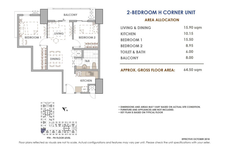 Aston Residences 2 Bedroom Corner