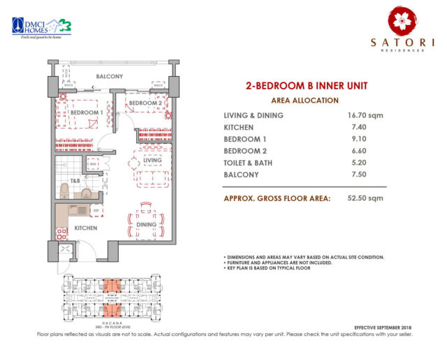 Satori Residences DMCI 2 Bedroom